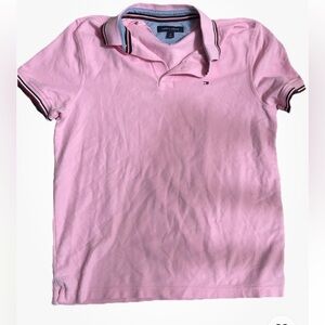 Tommy Hilfiger Men’s Polo Shirt Pink Med